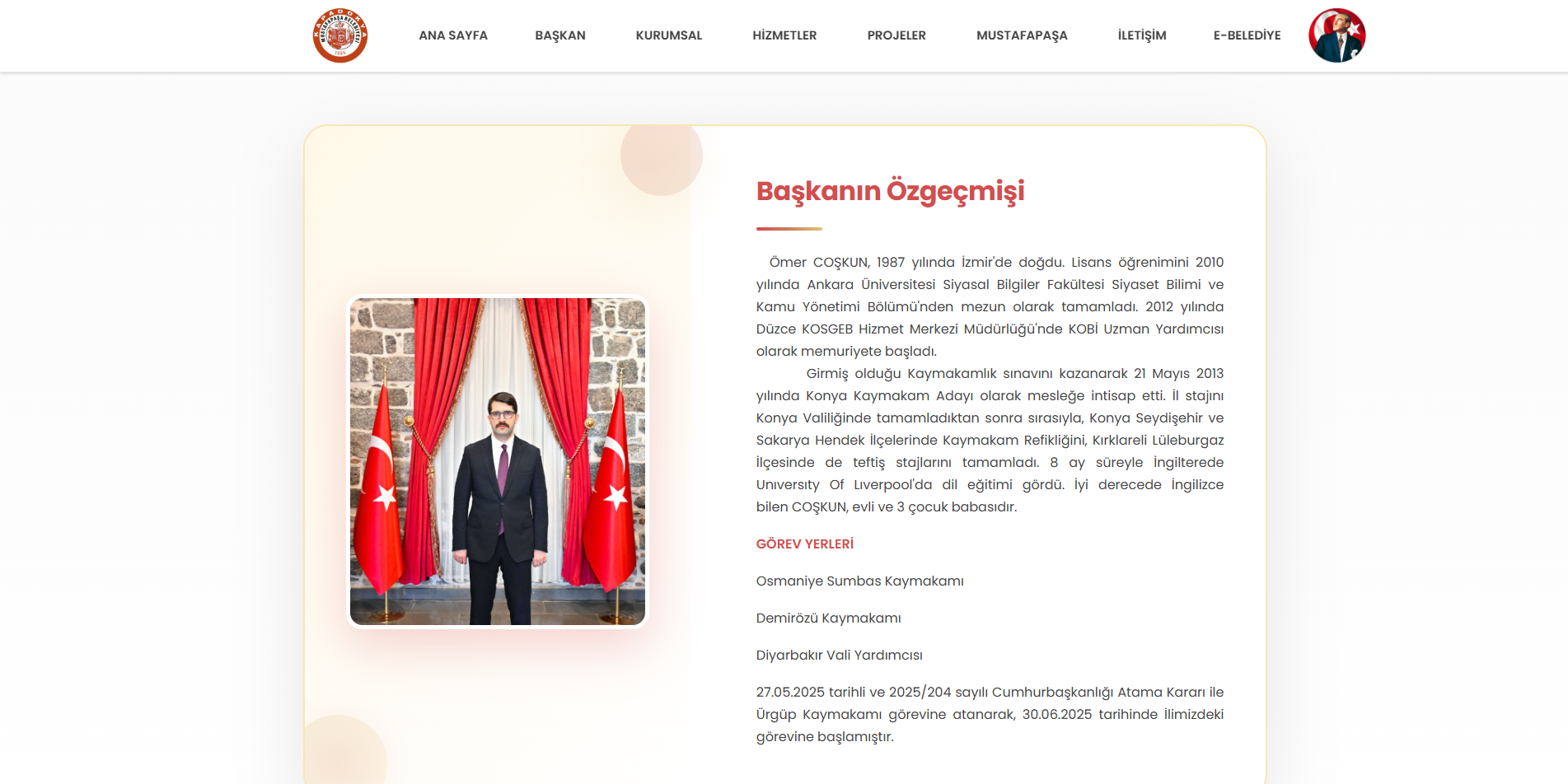 Belediyemizin Web sitesi yenilendi!